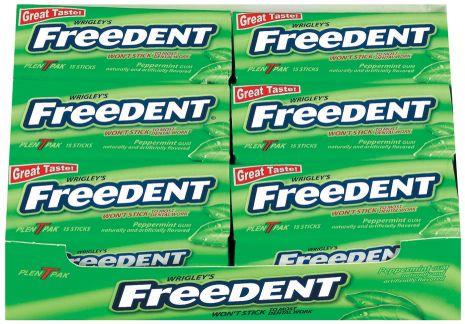 FREEDENT PTY PEPPERMINT 12CT