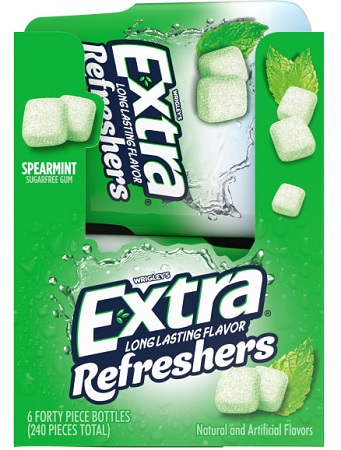 EXTRA REFRESHERS SPEARMINT (40 PIECES)