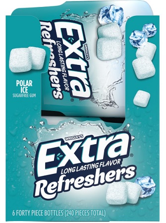 EXTRA REFRESHERS POLAR ICE (40 PIECES)