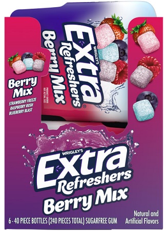 EXTRA REFRESHERS BERRY MIX (40 PIECES)