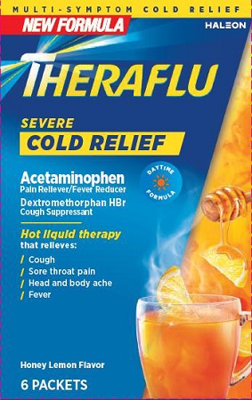 THERAFLU MULTI SYMPTOM SEVERE COLD YELLOW 1CT