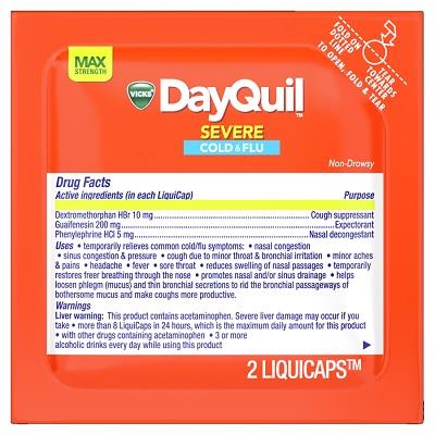 DAYQUIL SEVERE 2PK LIQUICAPS -32CT