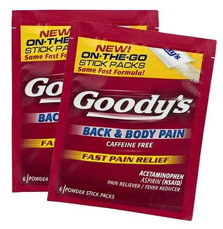 GOODY'S BACK & BODY 6PK 12CT
