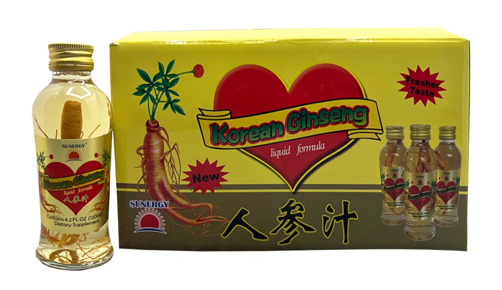 KOREAN GINSENG W/ROOT EXTRACT 4.2OZ - 10CT