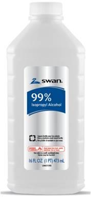 ALCOHOL WHITE 99% 16OZ