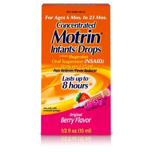 J&J MOTRIN INFANT DROPS BERRY .5OZ**AVAILABLE BY SPECIAL ORDER AND EMAIL ONLY, ALLOW 21 DAYS LEADTIME**
