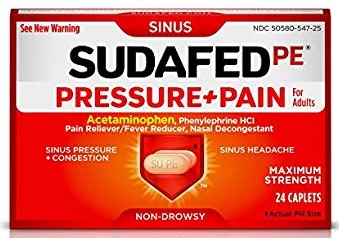 J&J SUDAFED PE PRES/PAIN MAX 24CT**AVAILABLE BY SPECIAL ORDER AND EMAIL ONLY, ALLOW 21 DAYS LEADTIME**