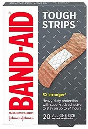 J&J BAND-AID TOUGH STRIP ONE SIZE 20CT**AVAILABLE BY SPECIAL ORDER AND EMAIL ONLY, ALLOW 21 DAYS LEADTIME**