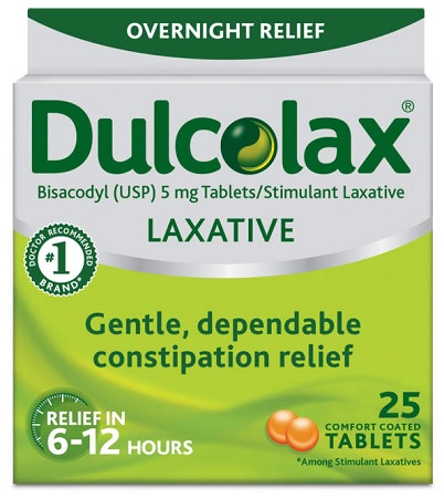 DULCOLAX TABLETS 5MG 25CT**AVAILABLE BY SPECIAL ORDER ONLY, ALLOW 21 DAYS LEADTIME**