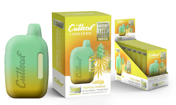 CUTLEAF 5 GRAM DISPOSABLE 2.0  - TROPICAL COOKIES