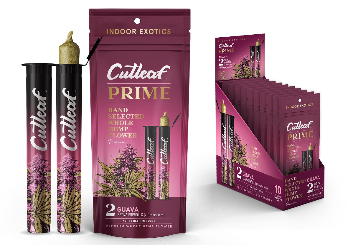 CUTLEAF PRIME PREROLLS - GUAVA (SATIVA)10 - 2PKS PER DISPLAY