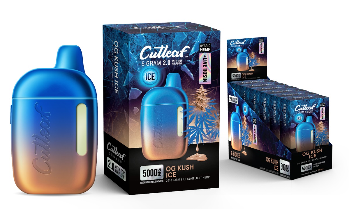 CUTLEAF 5 GRAM 2.0 ICE- OG KUSH ICE