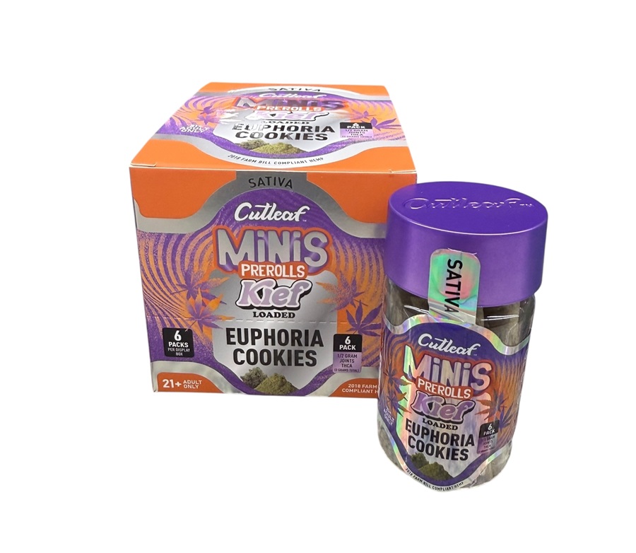CUTLEAF MINI KIEF PREROLLS -EUPHORIA COOKIES