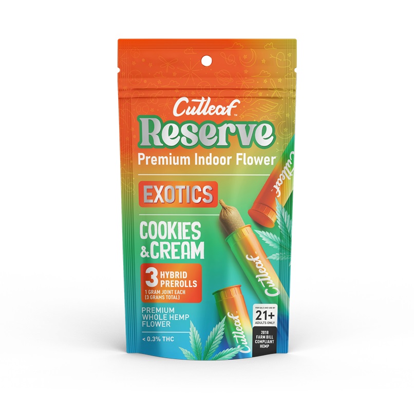 CUTLEAF RESERVE 3PK PREROLL-COOKIES
