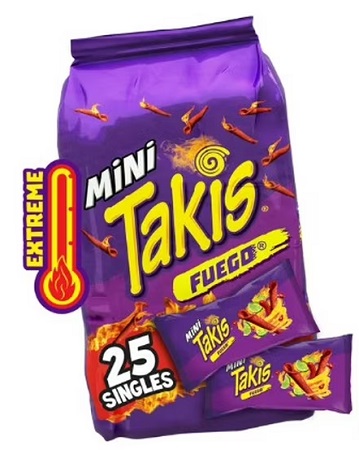 TAKIS MINI FUEGO (1.23OZ) 25CT