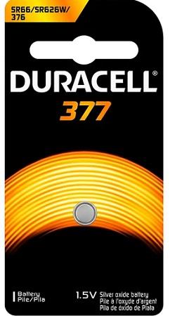 DURACELL ALKALINE 377 1PKUSED FOR LOW DRAIN APPLICATIONS.