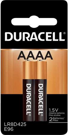 DURACELL ALKALINE AAAA 2PK    (MSRP $11.89)**AVAILABLE BY SPECIAL ORDER ONLY, ALLOW 14 DAYS LEADTIME**