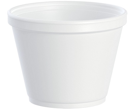 FOAM 16OZ SQUAT CONTAINER  LID #32JL