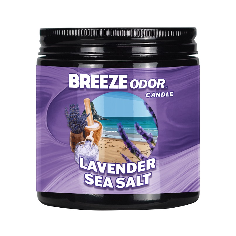 BREEZE ODOR CANDLE LAVENDER SEA SALT13oz CANDLE