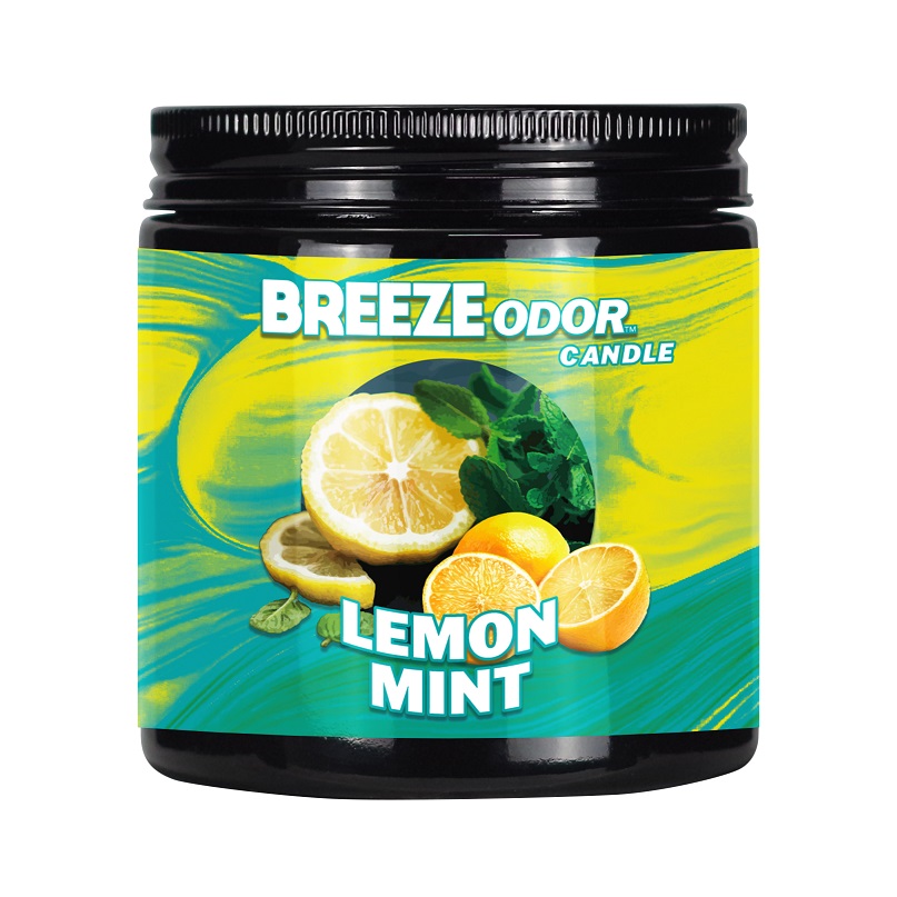 BREEZE ODOR CANDLE LEMON MINT13oz CANDLE