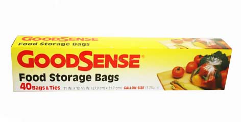 GOODSENSE GALLON STORAGE BAG 24/40CT