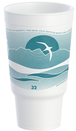 FOAM BEVERAGE CUPS 32OZ (CUP HOLDER)**AVAILABLE BY SPECIAL ORDER AND EMAIL ONLY, ALLOW 21 DAYS LEADTIME