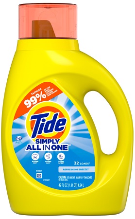 TIDE SIMPLY LIQ. CLEAN & FRESH 42OZ**AVAILABLE BY SPECIAL ORDER AND EMAIL ONLY, ALLOW 21 DAYS LEADTIME**