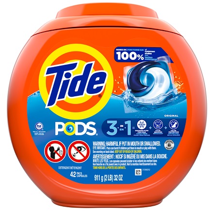TIDE PODS ORIGINAL 4/42CT**AVAILABLE BY SPECIAL ORDER AND EMAIL ONLY, ALLOW 14 DAYS LEADTIME**