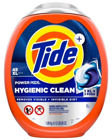 TIDE PODS HYGIENIC CLEAN 4/45CT**AVAILABLE BY SPECIAL ORDER AND EMAIL ONLY, ALLOW 14 DAYS LEADTIME**