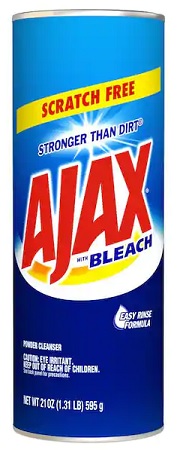 AJAX CLEANSER BLUE BLEACH 12/21OZ