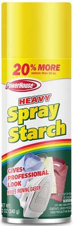 POWERHOUSE SPRAY STARCH 12OZ