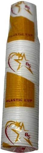 PLASTIC CUPS CLEAR 6OZ/180CC