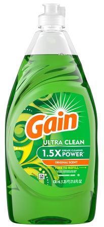 GAIN ULTRA 21.6OZ LIQUID DISH SOAP ORIGINAL**AVAILABLE BY SPECIAL ORDER ONLY, ALLOW 21 DAYS LEADTIME