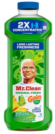 MR.CLEAN ALL PURP. 23OZ GAIN ORIGINAL**AVAILABLE BY SPECIAL ORDER ONLY, ALLOW 21 DAYS LEADTIME