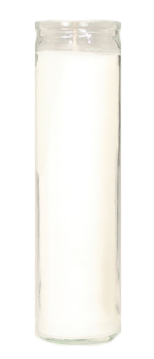 CANDLE RELIGIOUS 12CTPLAIN WHITE (8.1OZ)