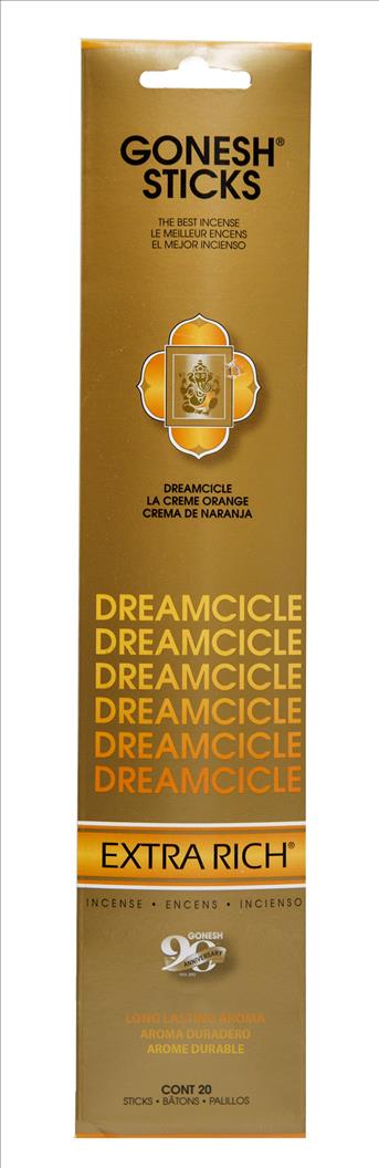 INCENSE GONESH 4CT/20 STICKSDREAMCICLE