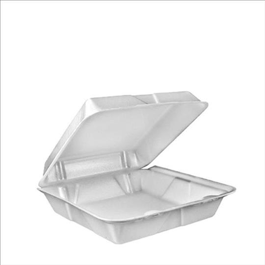 FOAM RESTAURANT BOX LG (NON-PERFORATED)1 COMPARTMENT #90HT1 (9.4