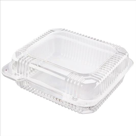 PLASTIC CLEAR RESTAURANT MEDIUM CONTAINER8.25