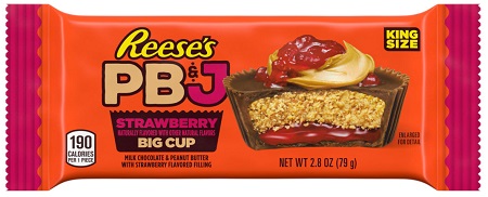 REESE'S BIG CUP PB & J STRAWBERRY KING 2.8OZ