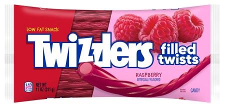 TWIZZLERS FILLED TWISTS RASPBERRY 11OZ BAG