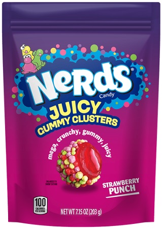 NERDS JUICY GUMMY CLUSTER STRAWBERRY PUNCH 6/7.15OZ