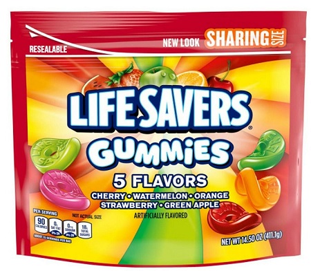 LIFESAVERS GUMMIES POUCH ORIG. 14.5OZ