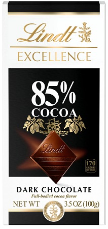 LINDT EXCELLENCE BAR 85% COCOA 3.5oz         15% OFF PROMO