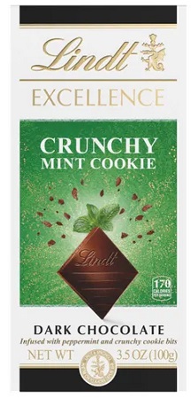 LINDT EXCELLENCE BAR MINT COOKIE BAR 3.5oz