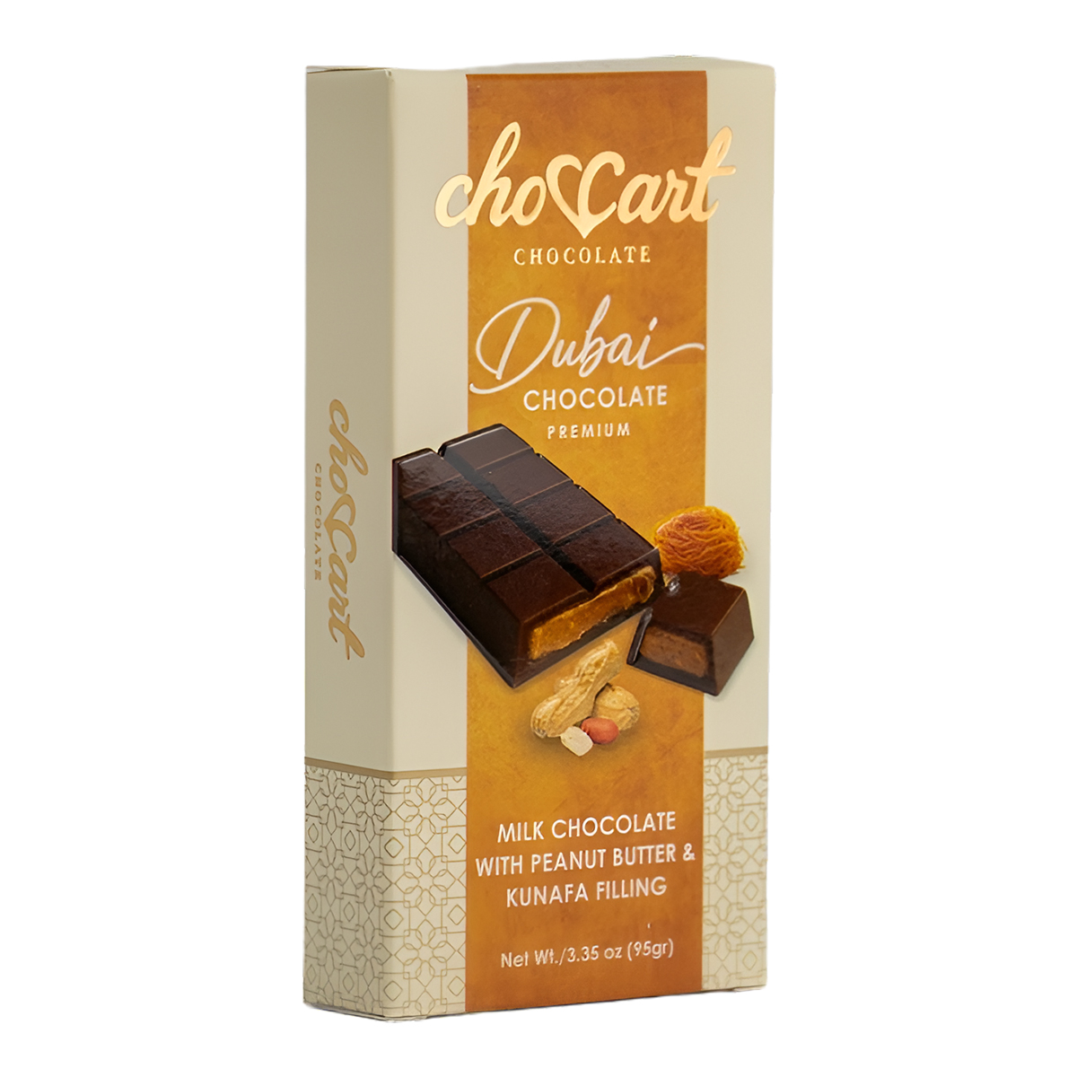 CHOCCART DUBAI CHOCOLATE BAR - PEANUT BUTTER