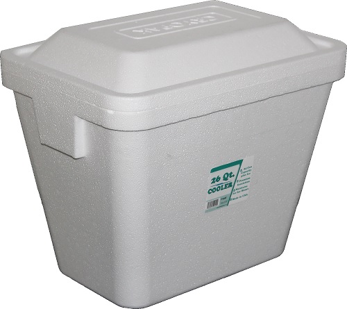 FOAM COOLER 26QT CRYOPAK 12CT (HOLDS 24 CANS)17 X 12 X 14.5