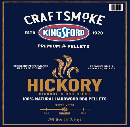 CHARCOAL KINGSFORD PELLETS HICKORY 25LB