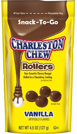 CHARLESTON CHEWS ROLLERS VANILLA 4.5OZ POUCH