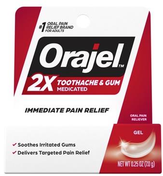 ORAJEL ADULT 0.25OZ 6CT