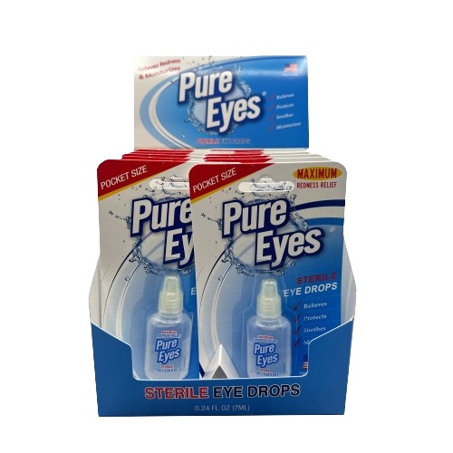 PURE EYES REDNESS RELIEF EYE DROPS .24OZ